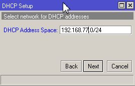 dhcp setup